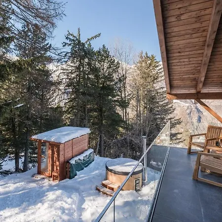 Σαλέ Luxury With Panoramic Views, Sauna, Hot Tub & Cinema *