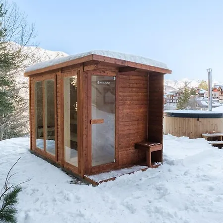 Σαλέ Luxury With Panoramic Views, Sauna, Hot Tub & Cinema