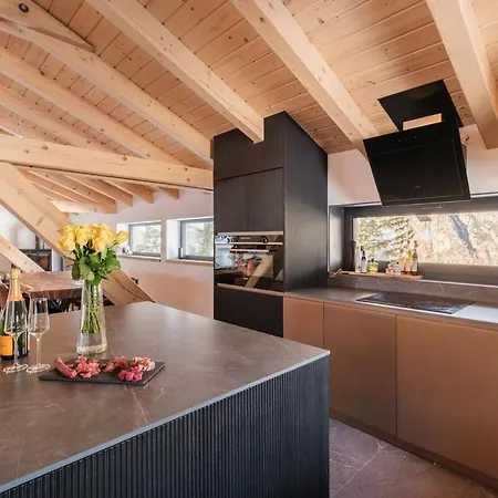 شاليه Luxury With Panoramic Views, Sauna, Hot Tub & Cinema